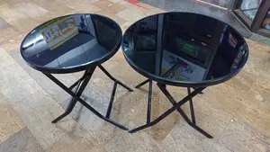 Foldable Dining Glass Table