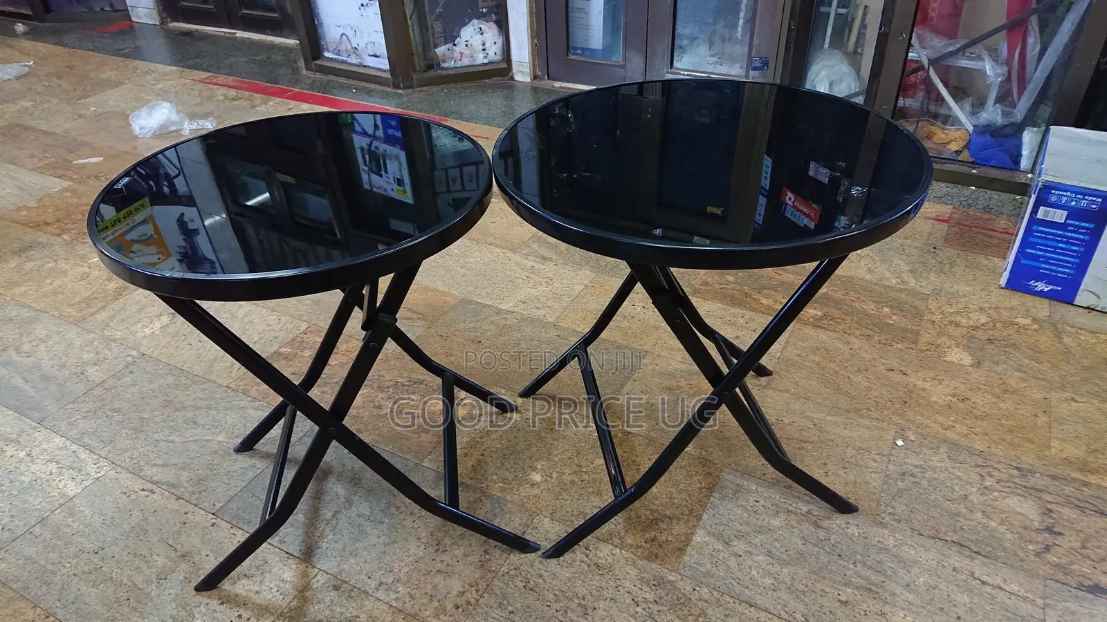 Foldable Dining Glass Table