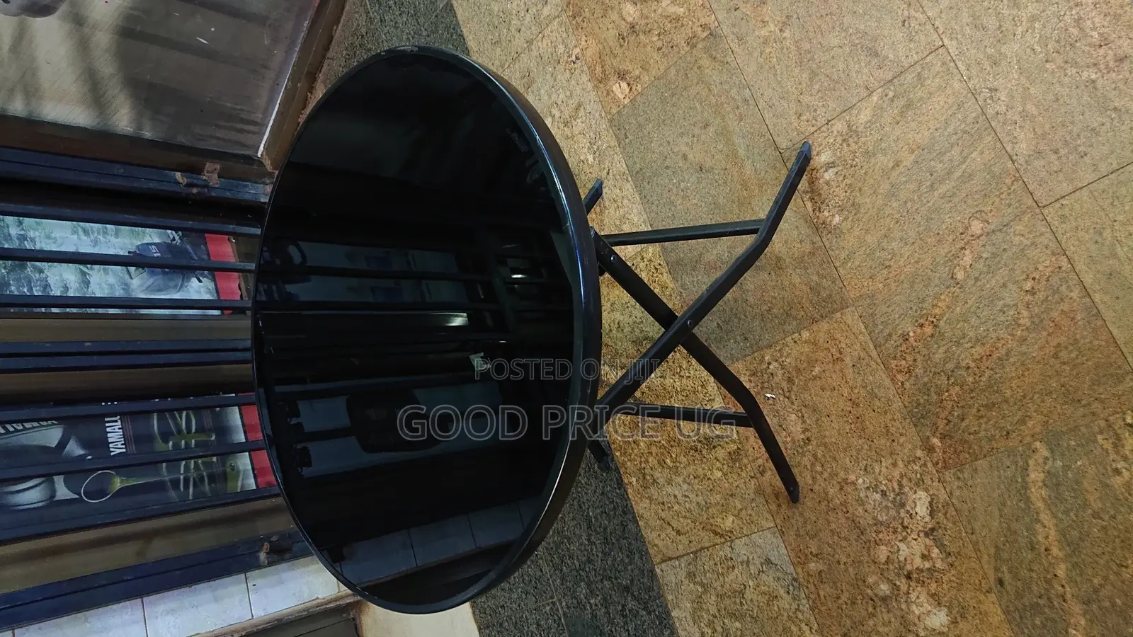 Foldable Dining Glass Table