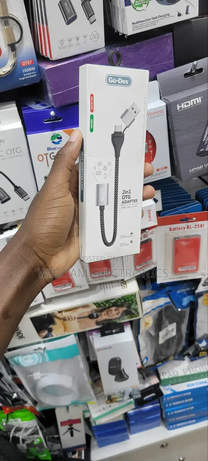 Go-Des 2in1 OTG Adapter