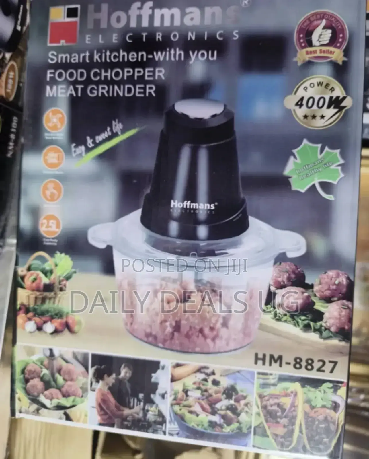 Hoffman's Food Chopper With Meat Grinder