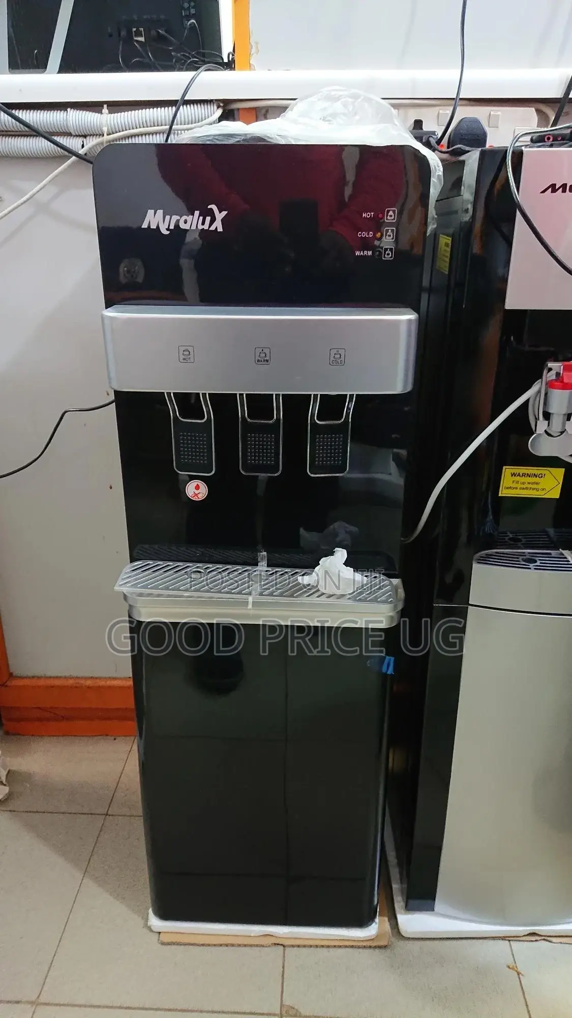 Miralux 3 Tap Water Dispenser Black