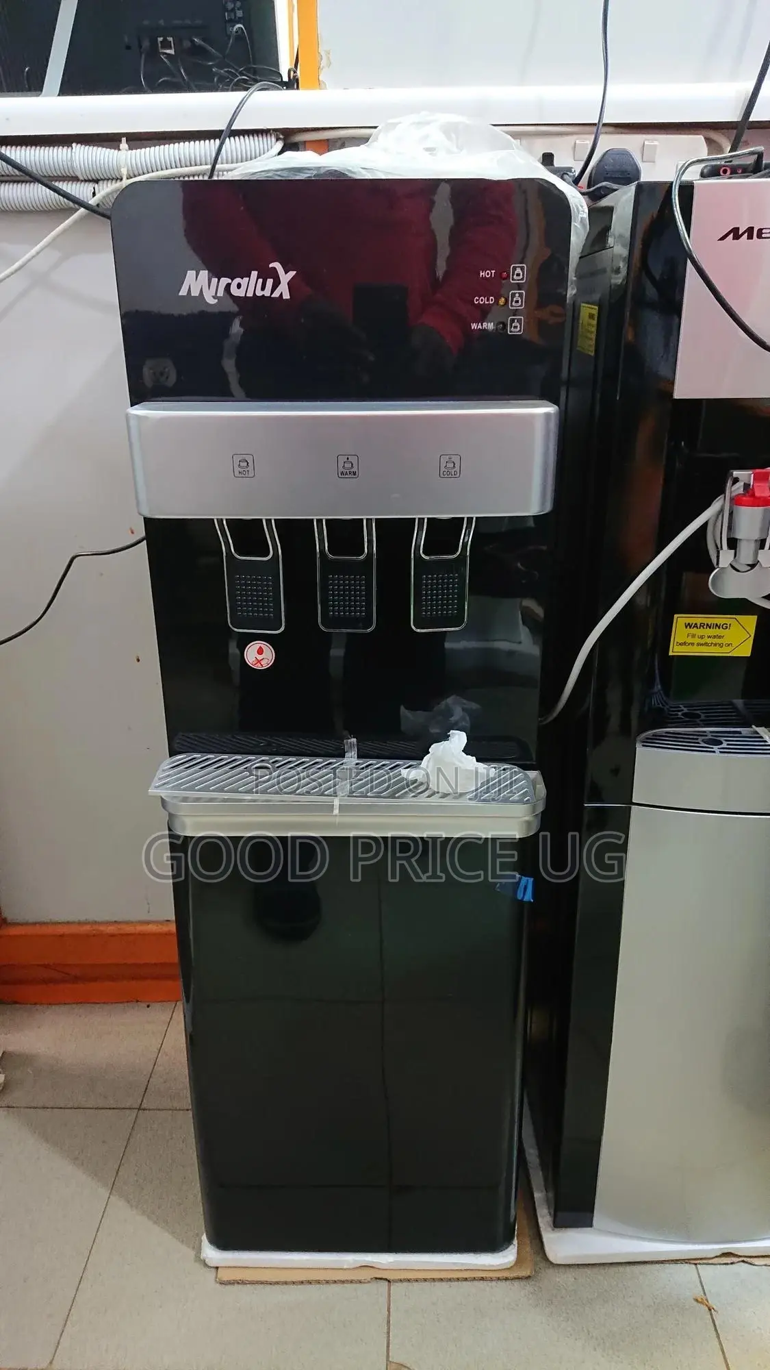 Miralux 3 Tap Water Dispenser Black