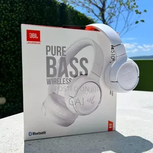 White JBL Tune 510 Wireless Headphones