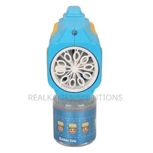 Automatic 12 Holes Cool Bubble Gun With LED Light