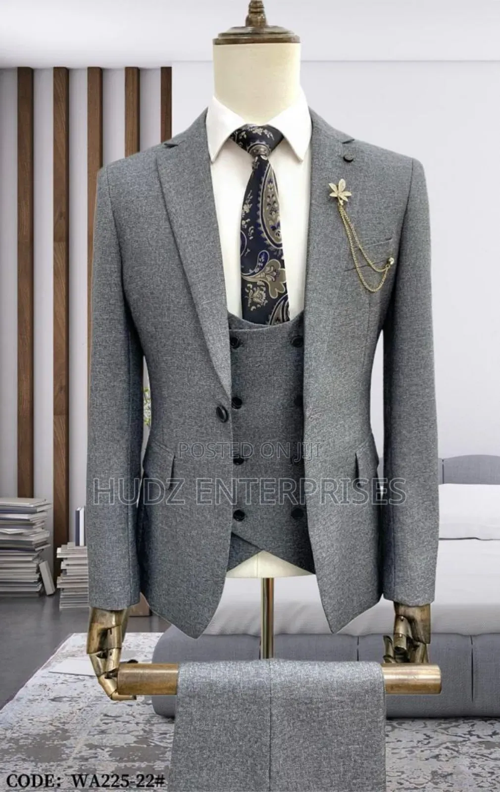 De Senator Turkish Grey Suit