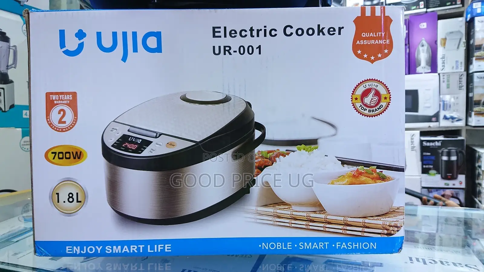 UJIA Electric Cooker 1.8L With 2 Year Warranty