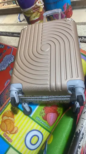 Plastic Suit Cases - Baby Pink