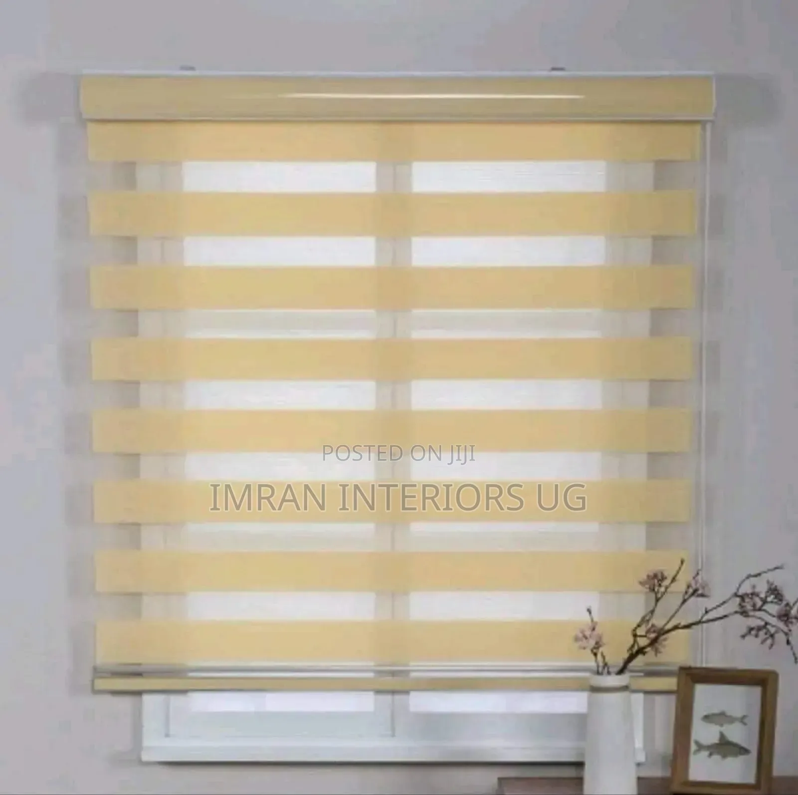 Legit Cream Horizontal Blinds Good for Offices Per Meter.