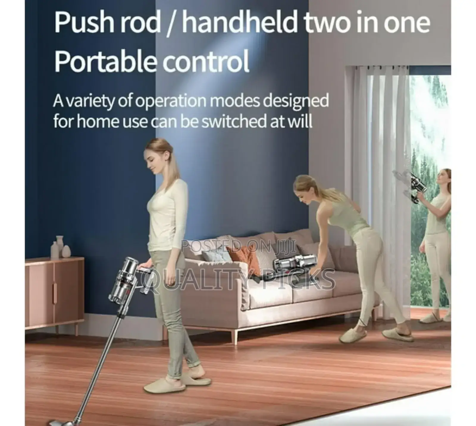 Sokany SK-3377 Cordless Vacuum Cleaner (Silver)
