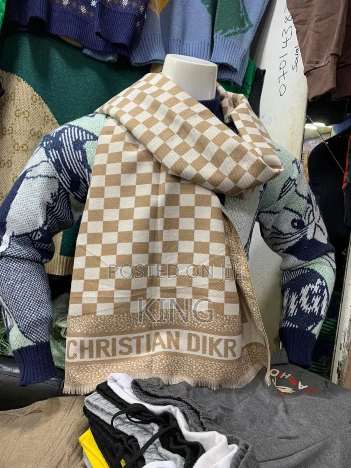 Goodie Gucci/Burberry Scarf