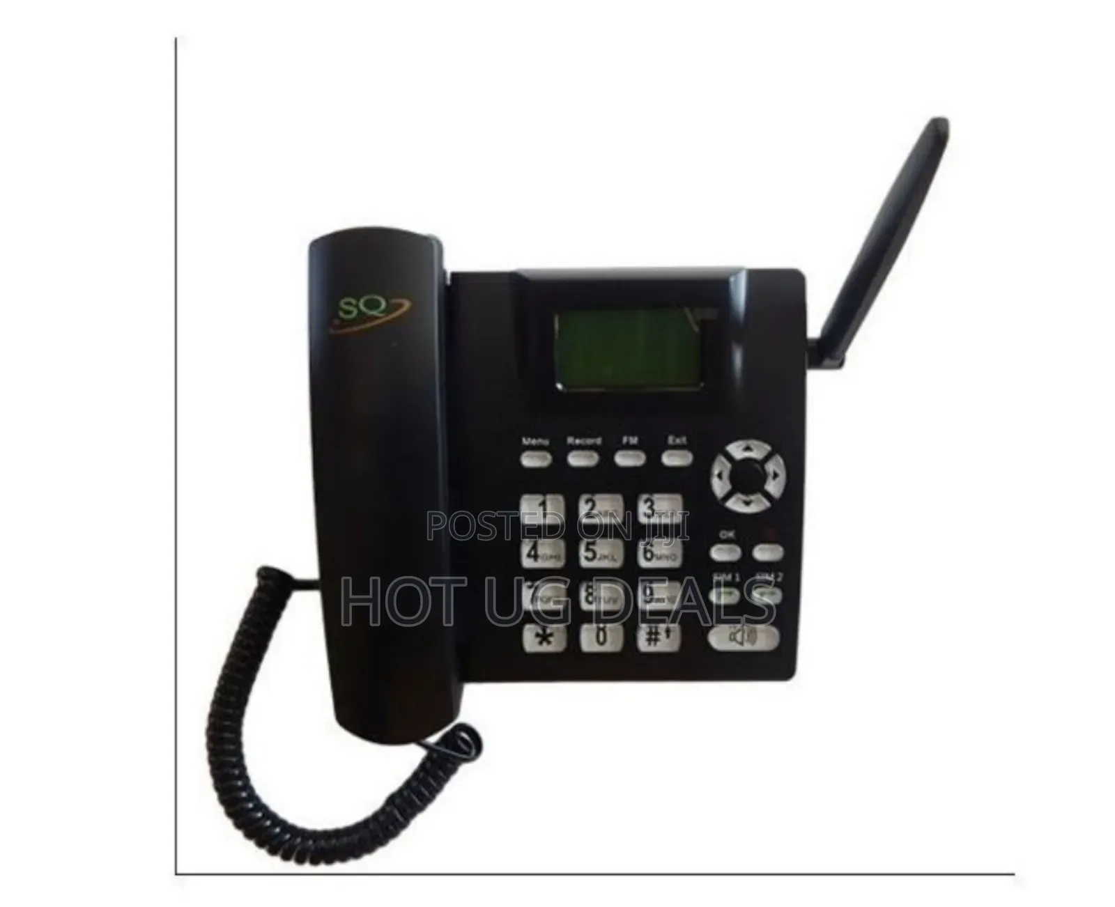 Sq Mobile Ls-930 Dual Sim Gsm Desktop Phone - Black