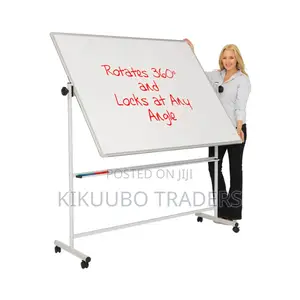 90cmby150cm White Board With Adjustable Stand