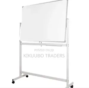 60by90cm White Board With Adjustable Stand, Markers