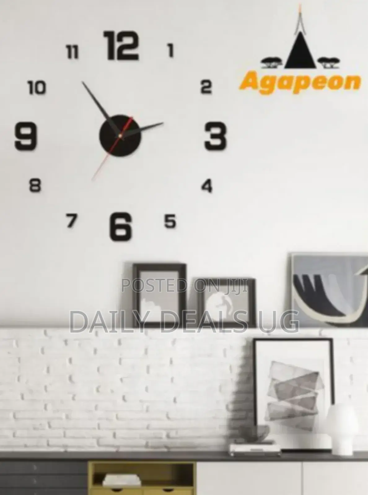 Large Mounted Clock