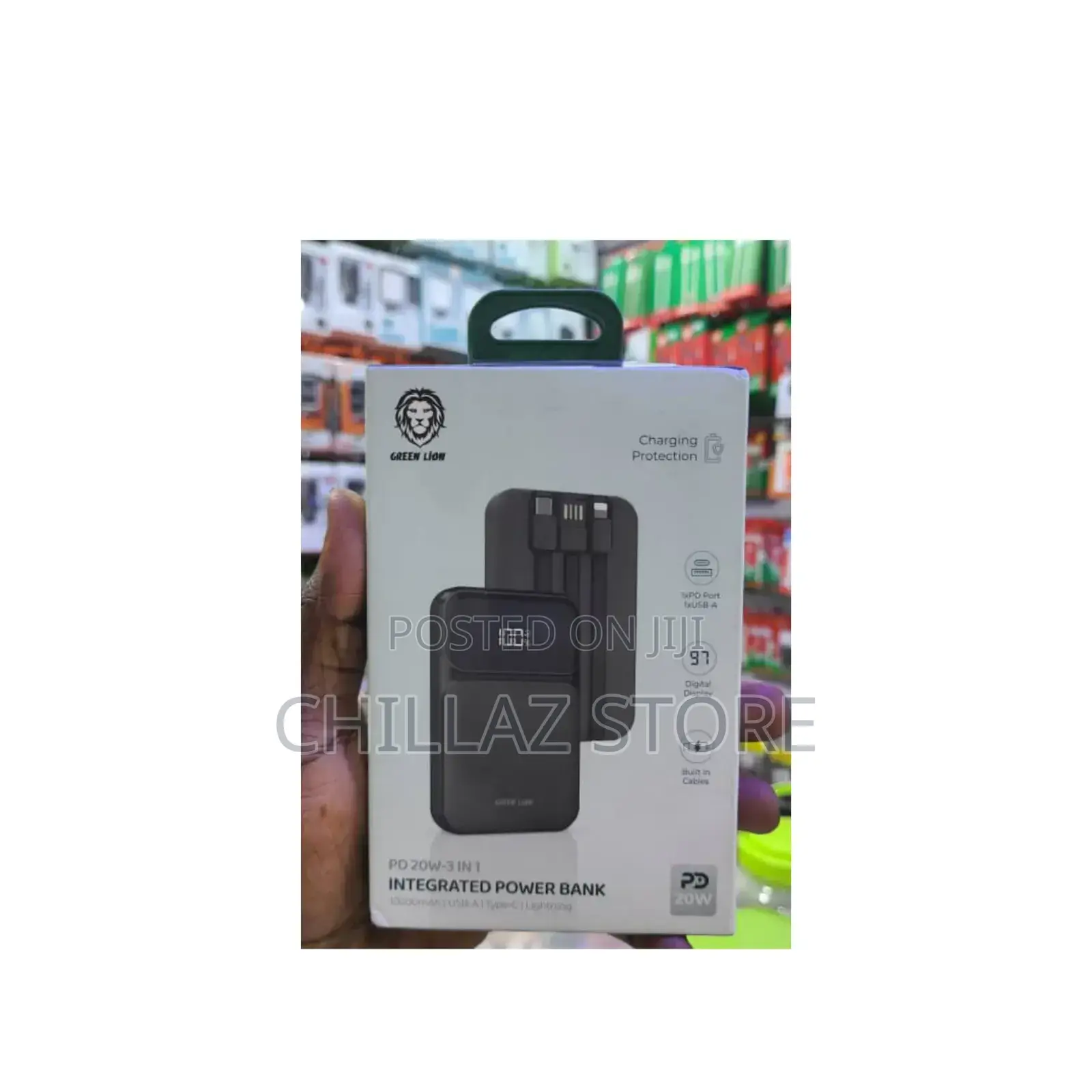 Green Lion Magsafe Integrated Power Bank.