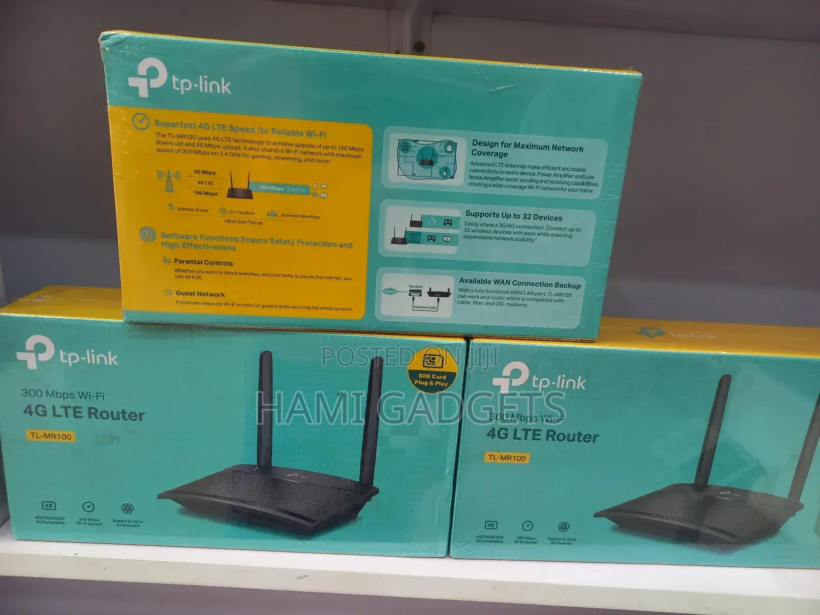 4GLTE TP-LINK ROUTER (Tl Mr100) for Simcard
