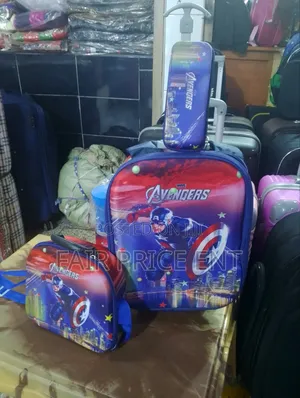 Avengers Full Set of Kids Trolley Bag.( Blue)