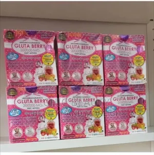 Gluta Berry Glutathione Powder 200000mg 20 Sactchets in a Box