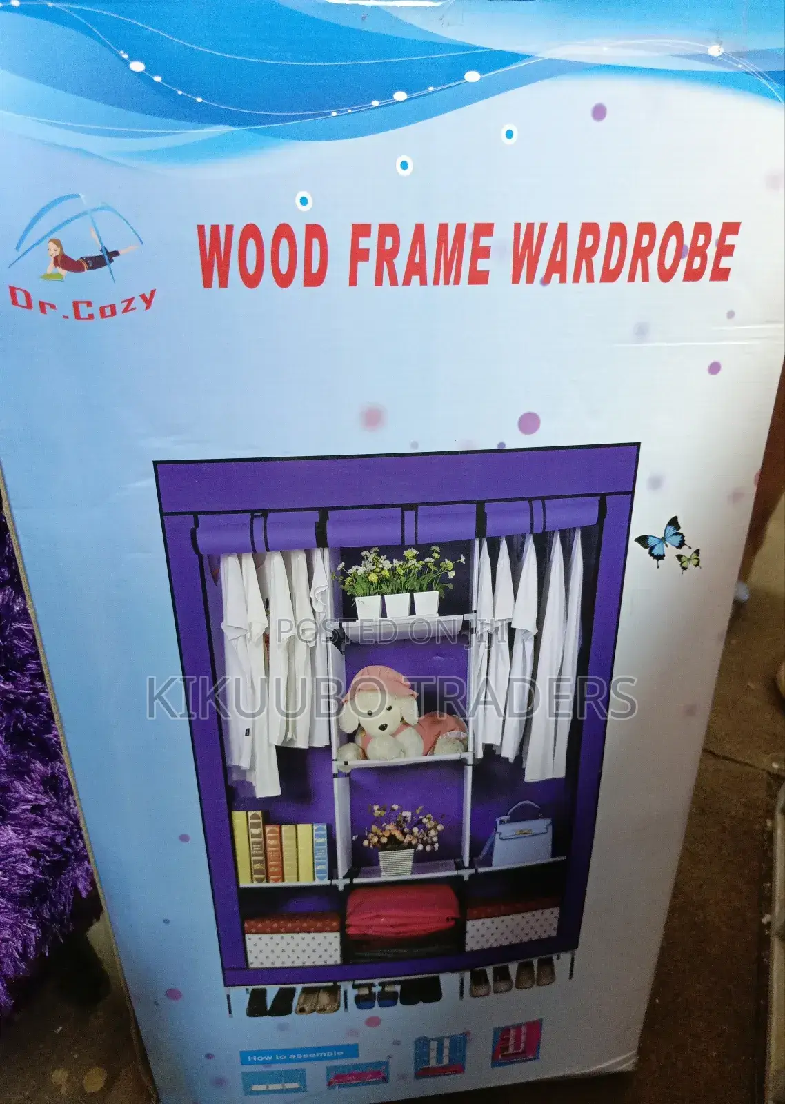 Wooden Frame Wardrobe
