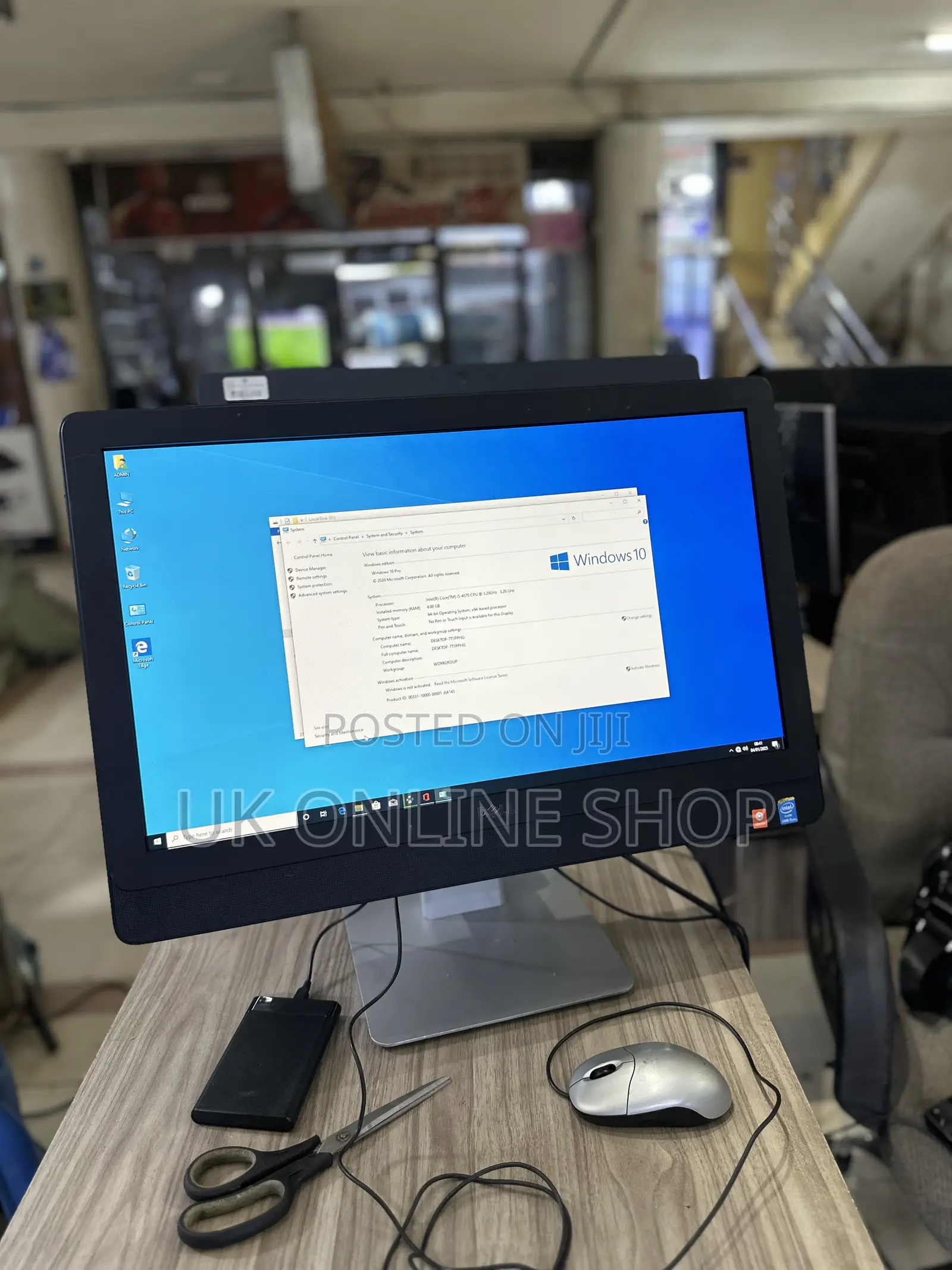 Desktop Computer Dell OptiPlex 9020 4GB Intel Core I5 HDD 500GB