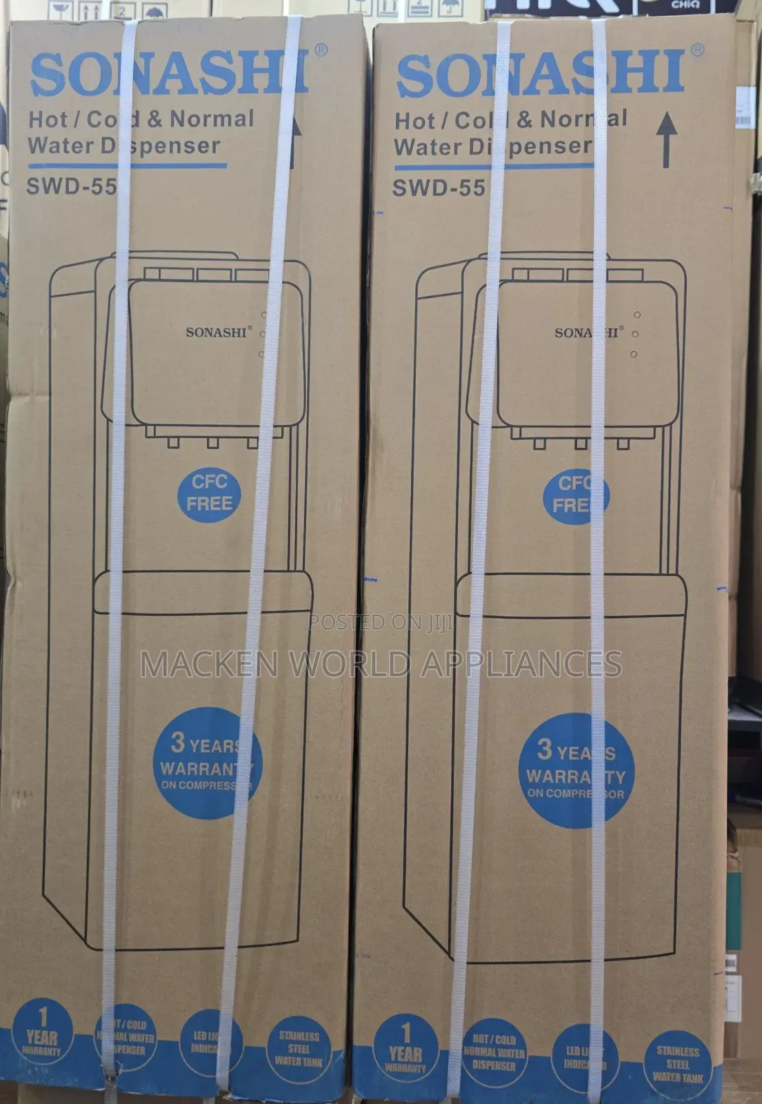 Sonashi Water Dispenser 3 Taps