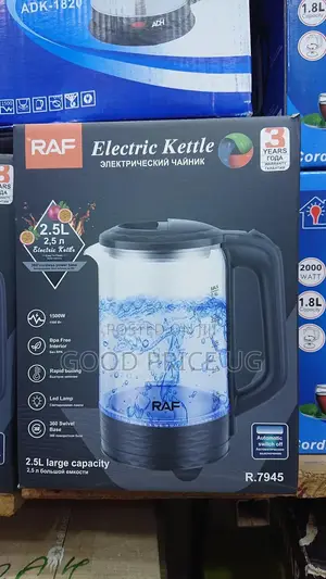 2.5L RAF Glass Electric Kettle