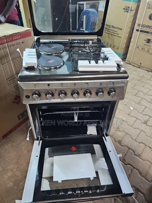 Klass 60*60cm Cooker, 2 Gas Burner 2 Hotplate,Electric Oven