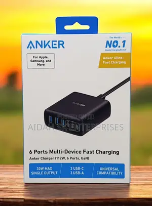 Anker Desktop Charger, Fast Charging USB C Charger, 112W