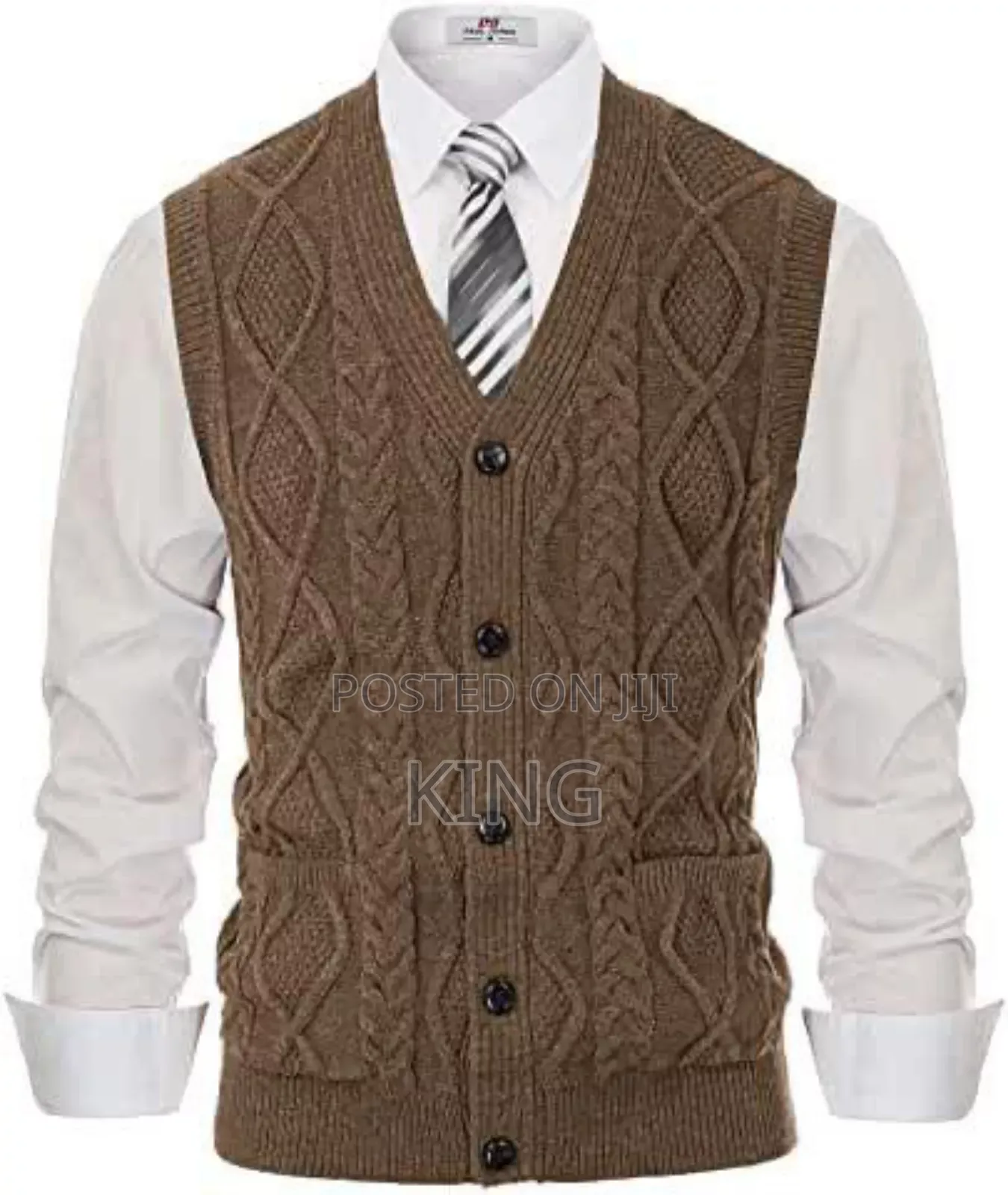 Armour v-Neck Button Sweater