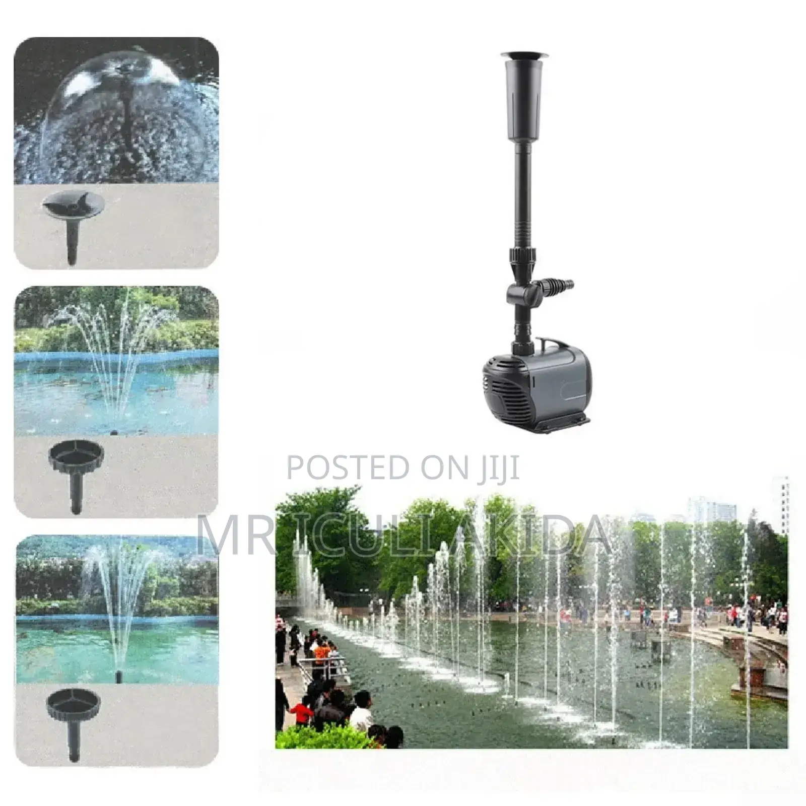 Versatile Adjustable Submersible Water Flow Fountain Pump
