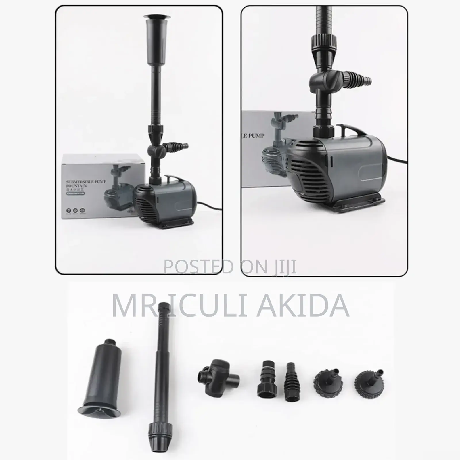 Versatile Adjustable Submersible Water Flow Fountain Pump