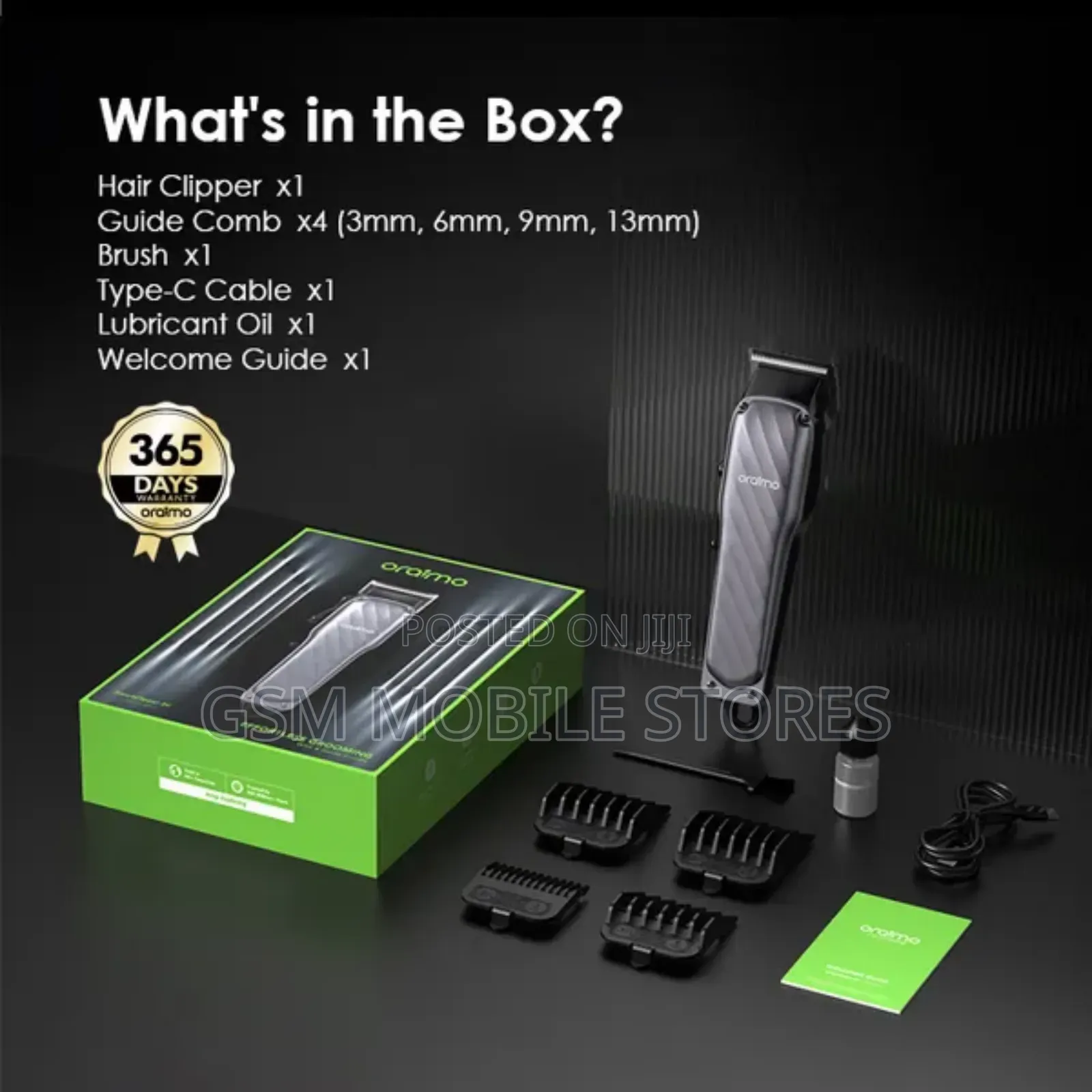 Oraimo Smartclipper 2C Professional Hair Clipper