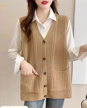 Harmony v-Neck Button Sweater