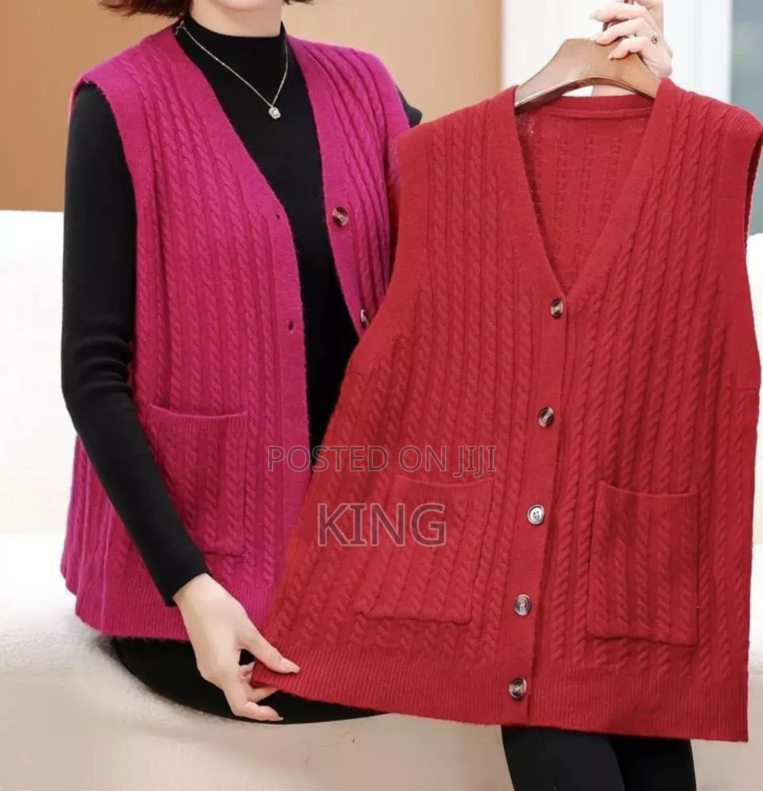 Homage v-Neck Button Sweater