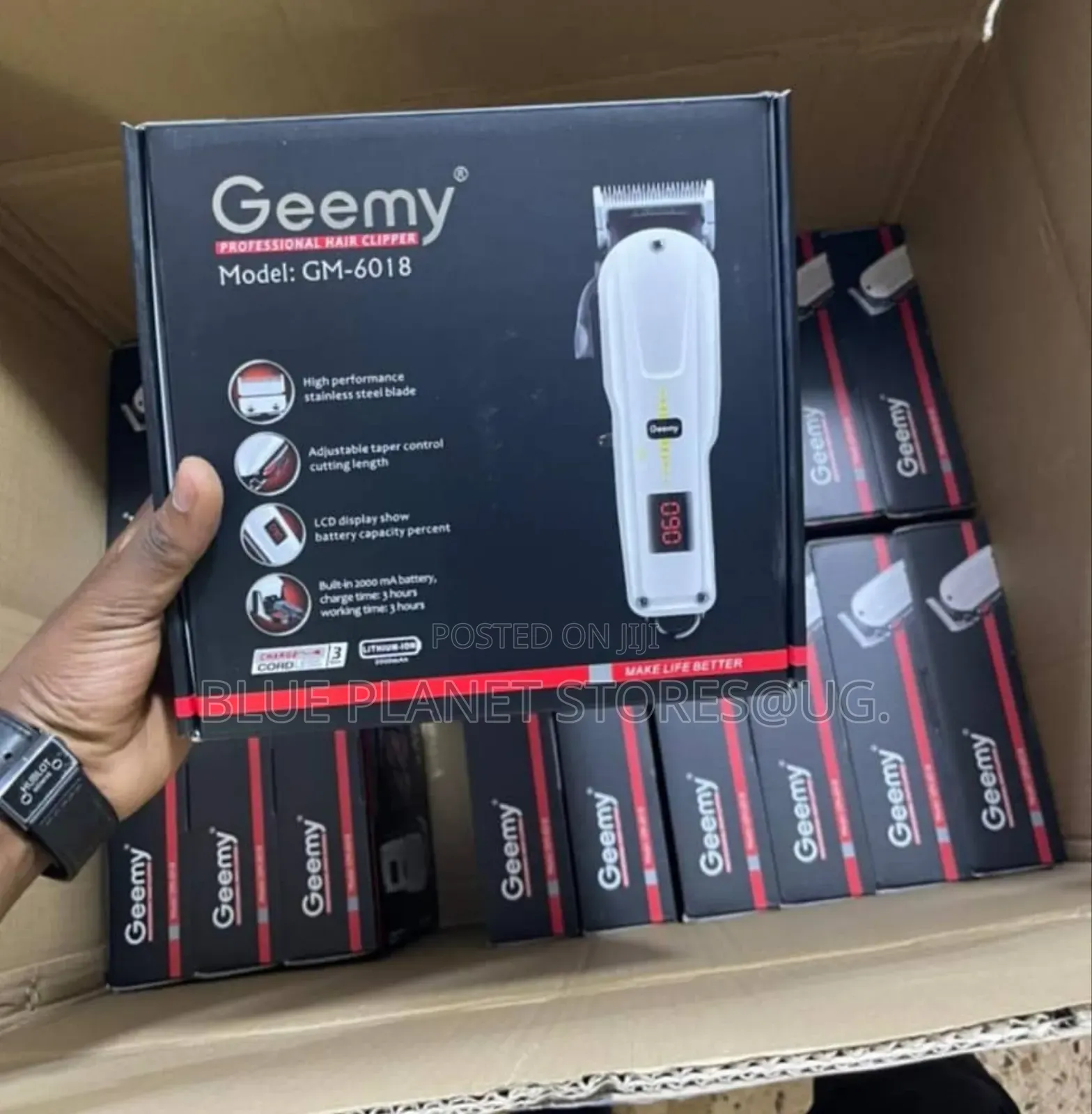 GEEMY Cordless Hair Clippers \\ RECHARGEABLE.