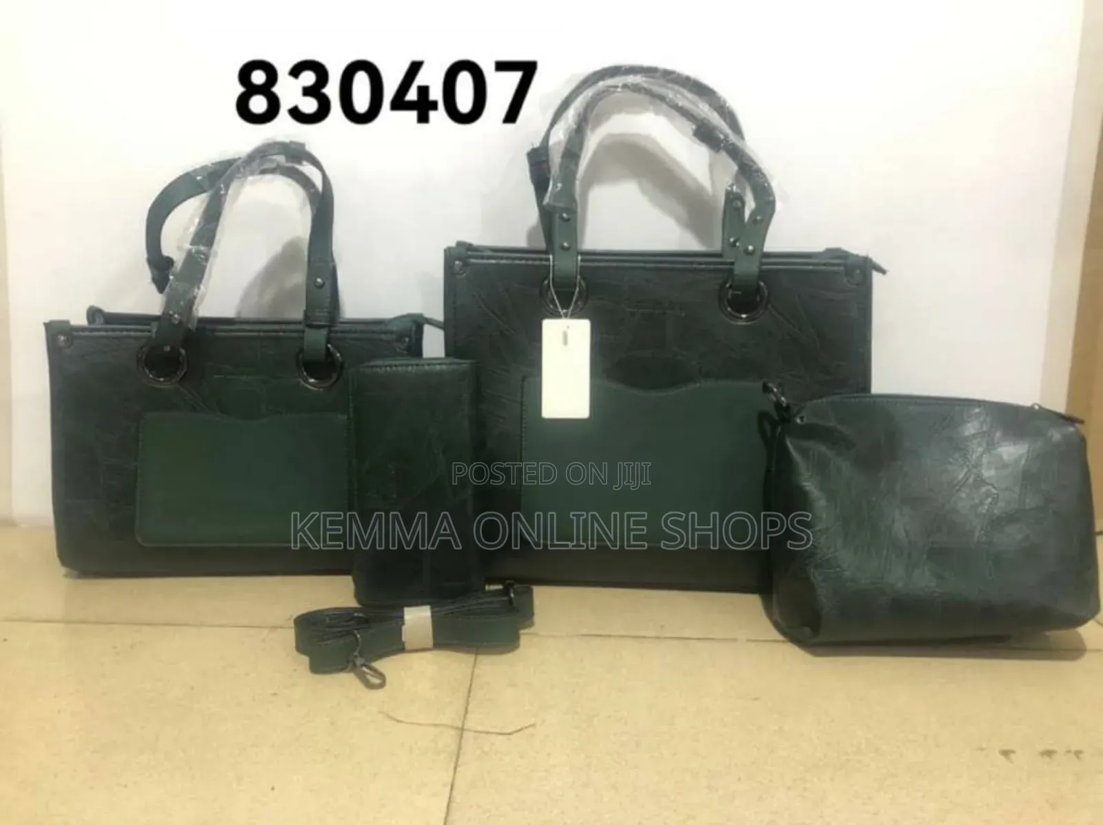 Leather Christian Hang Bag Set