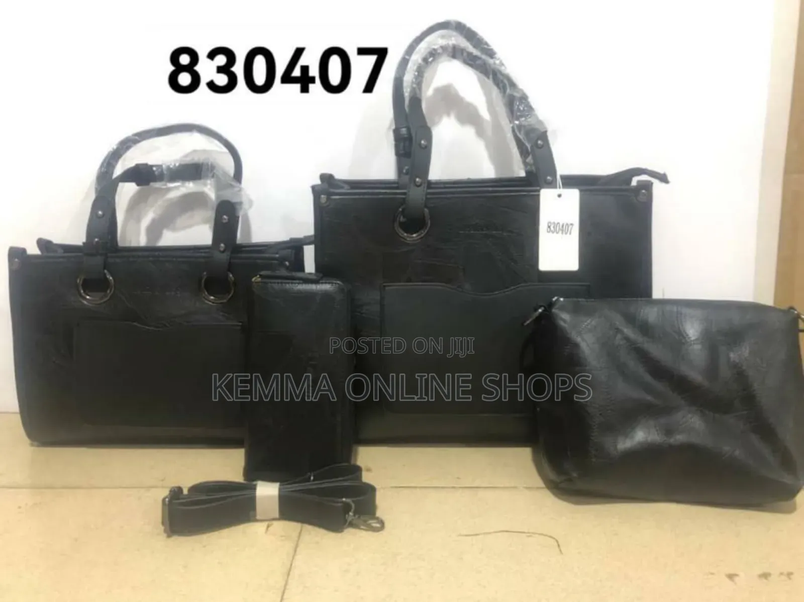Leather Christian Hang Bag Set