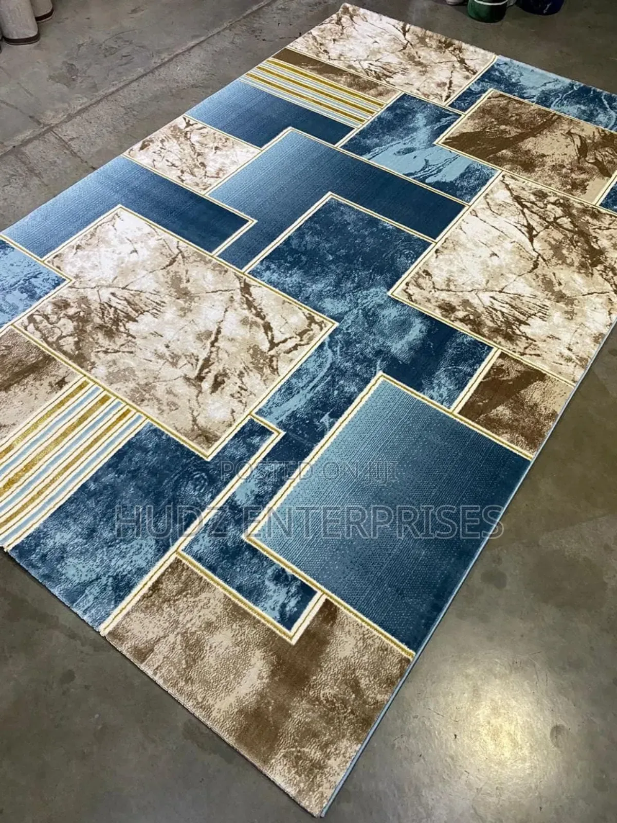 1.5by 2.2meters Center Carpet Sky Blue