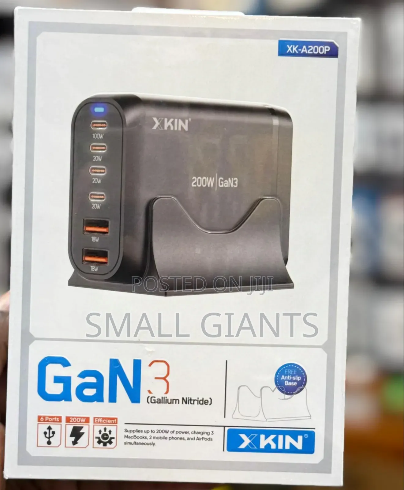 XK-A200P Gan 3 200W Power Charger