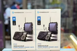 Powerology 16000mah Solar Power Bank