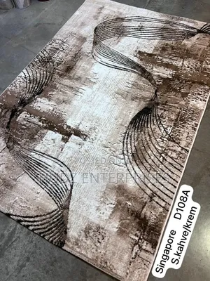 1.5by 2.2meters Cute Center Carpet Stripped Brown