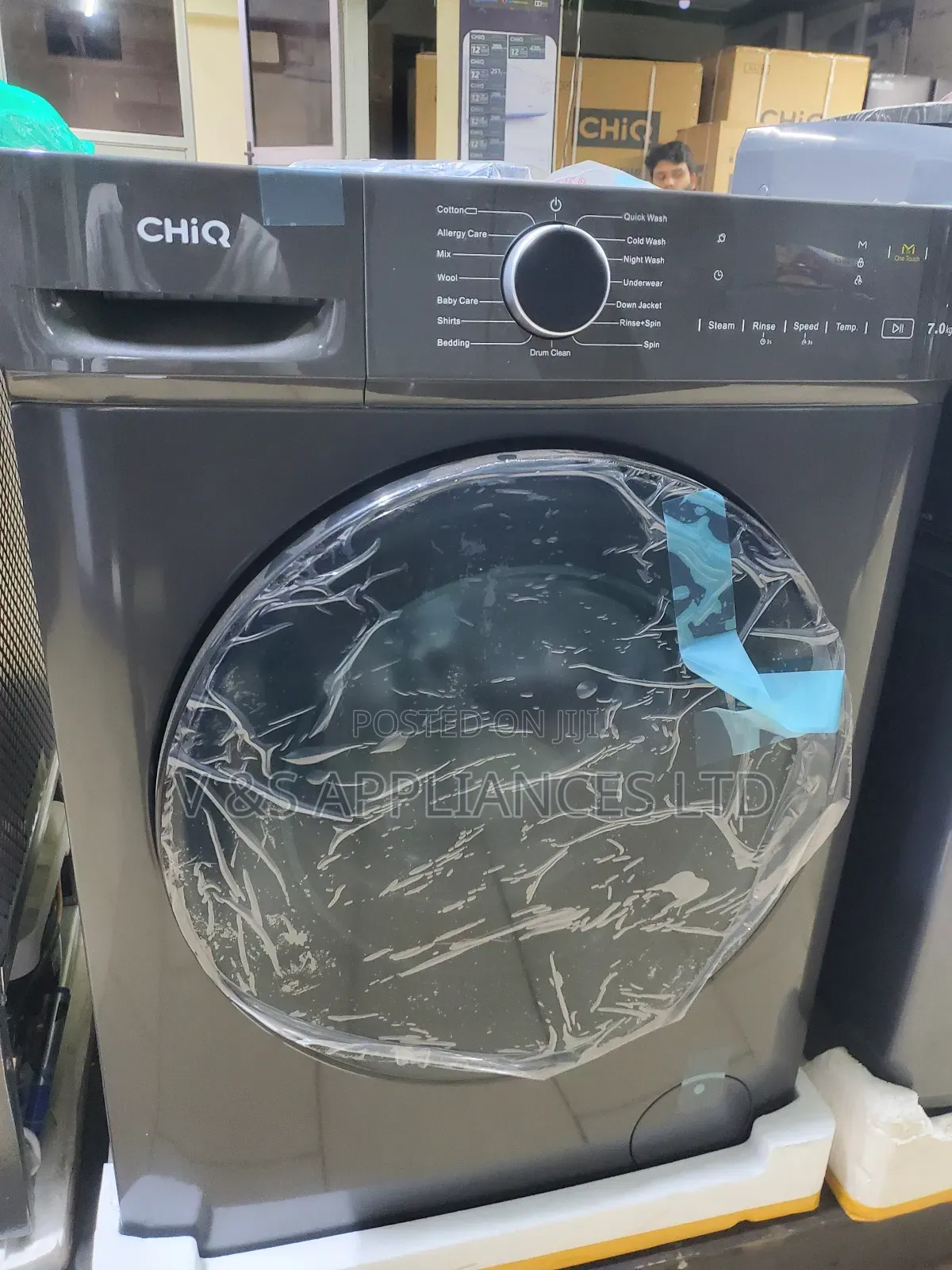 7kg Chiq Front Loader Fully Automatic Washing Machine