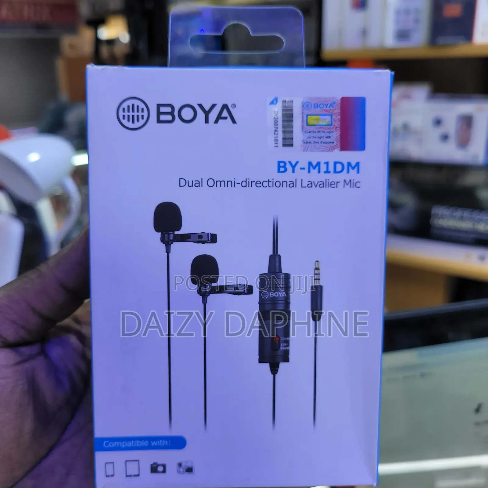Boya Dual Omni-Directional Lavalier Mic