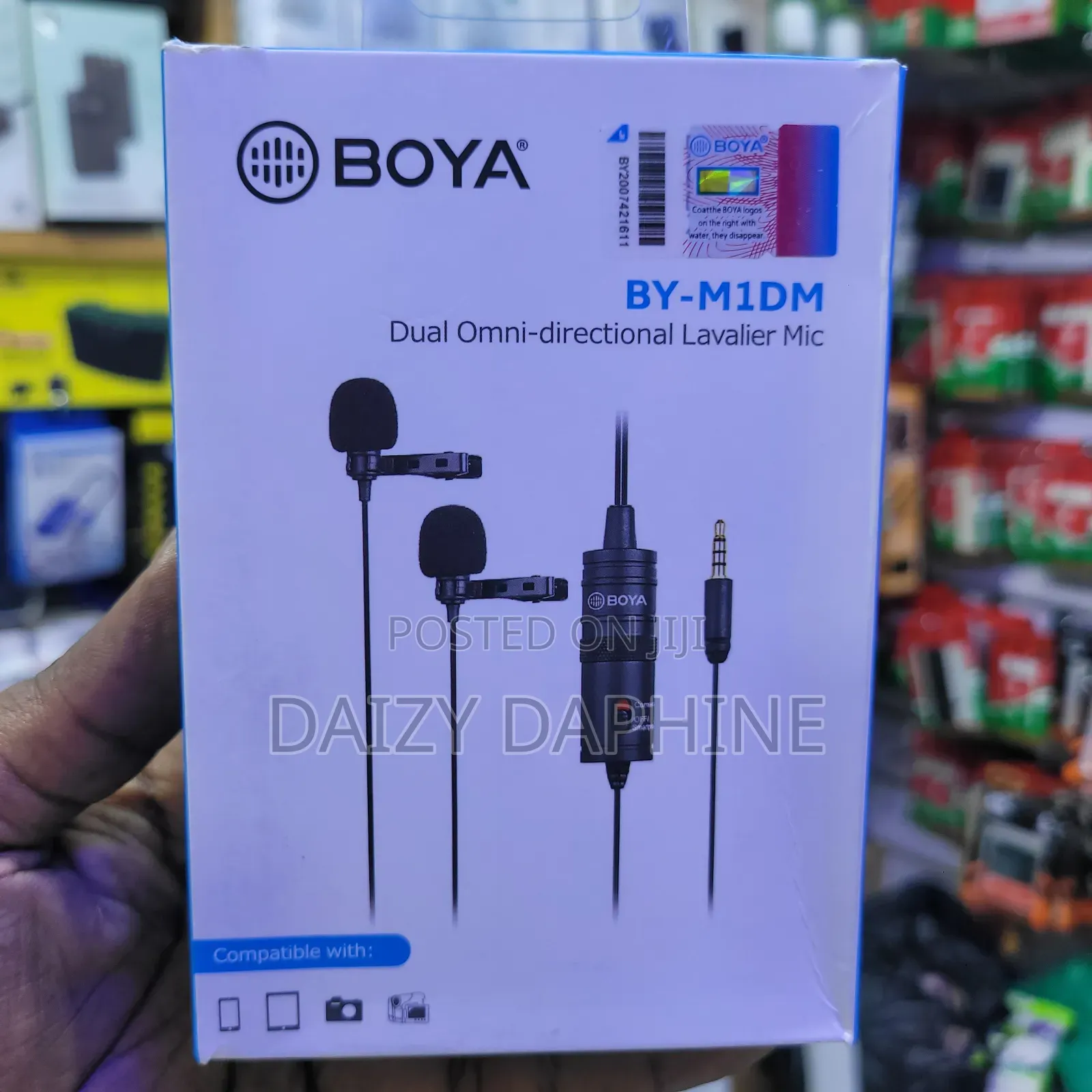 Boya Dual Omni-Directional Lavalier Mic