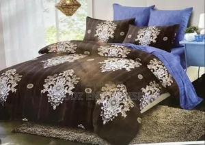4pc Duvet 6x6 Chocolate Brown