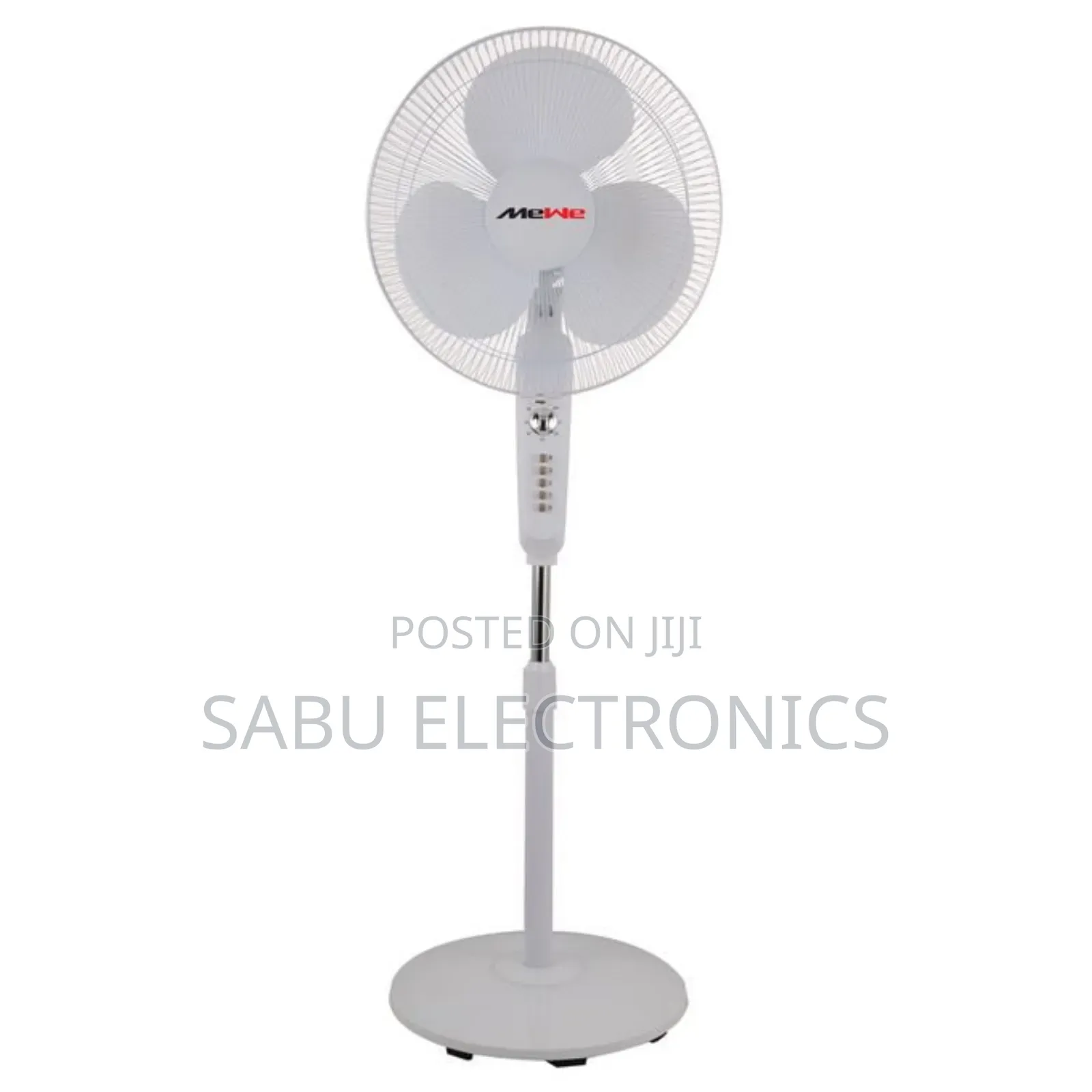 Mewe Stand Fan- 3 Speed Selection With Timer- Powerful Motor