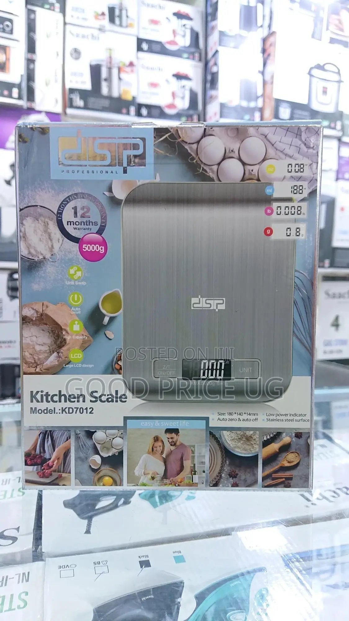 DSP Kitchen Scale With 1 Year Warranty