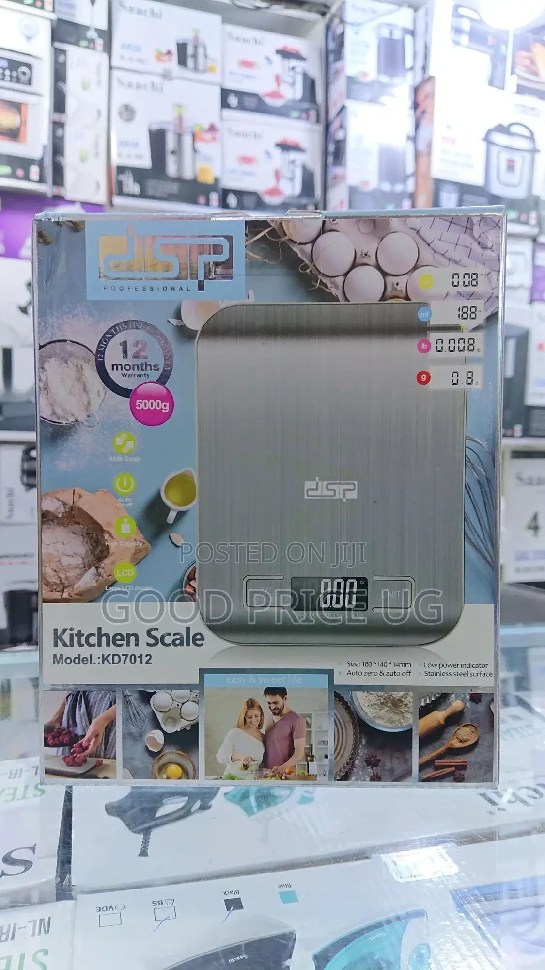 DSP Kitchen Scale With 1 Year Warranty