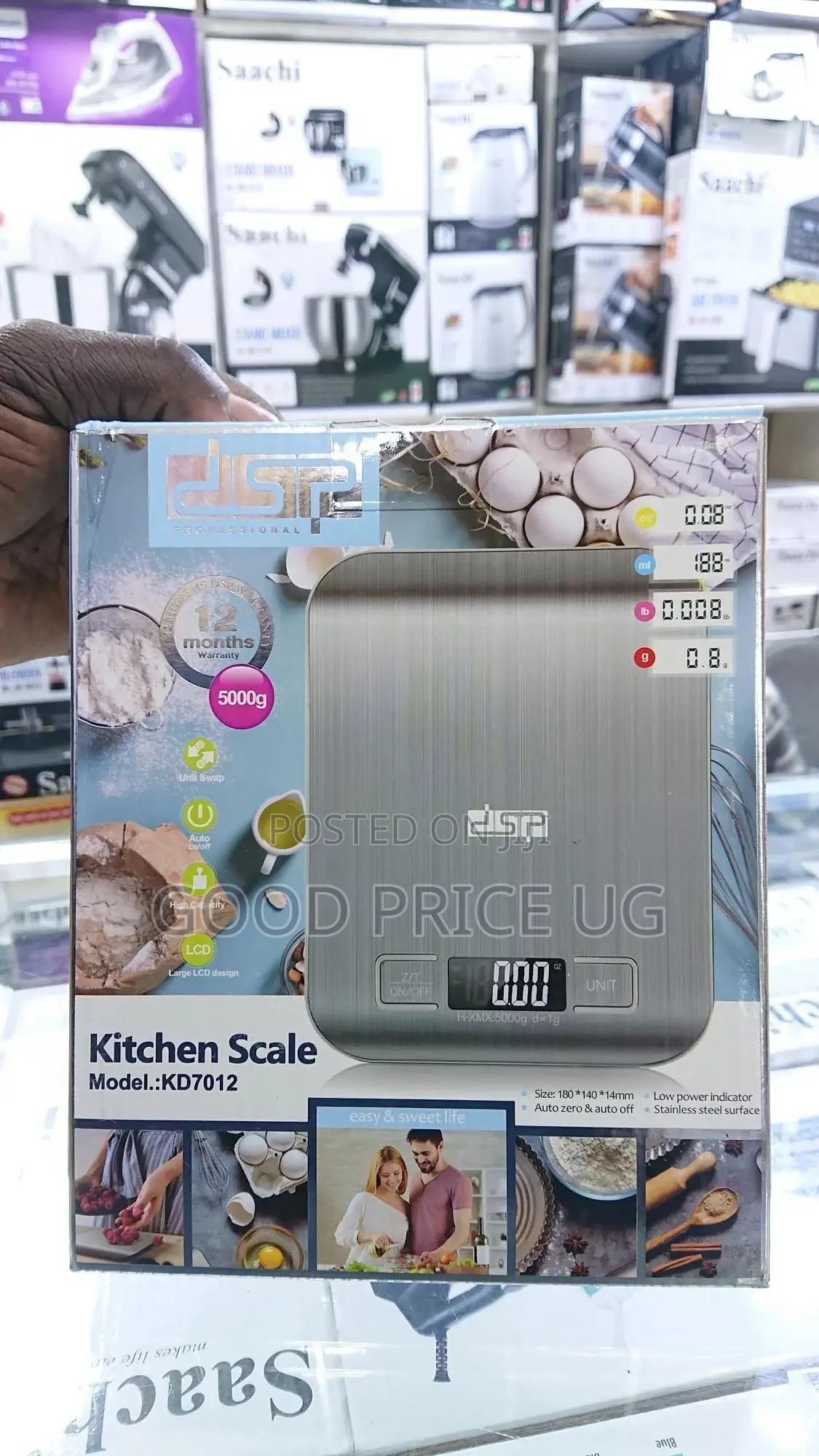 DSP Kitchen Scale With 1 Year Warranty